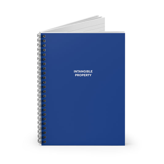 Intangible Property Spiral Notebook - Ruled Line