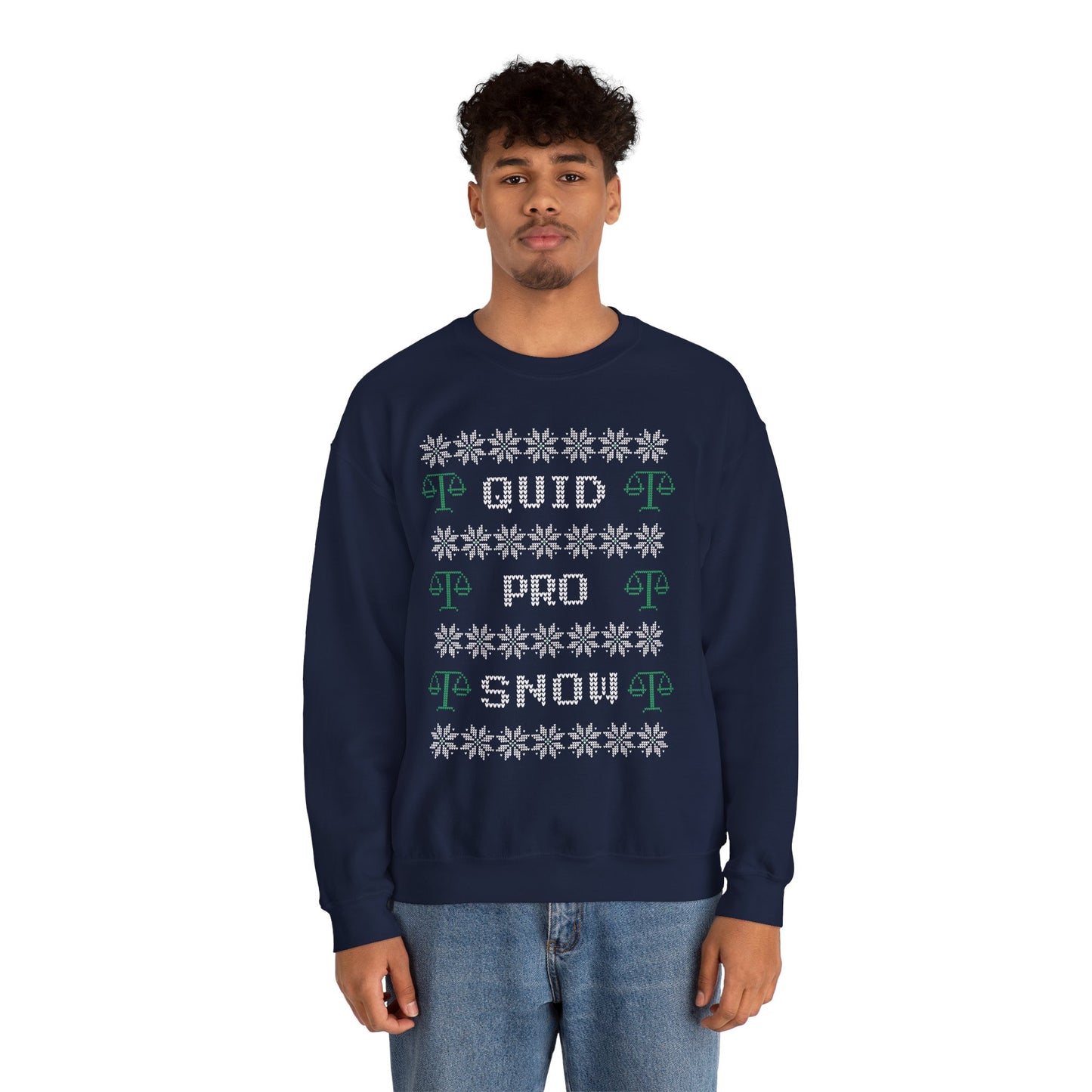 Quid Pro Snow Ugly Holiday Sweater