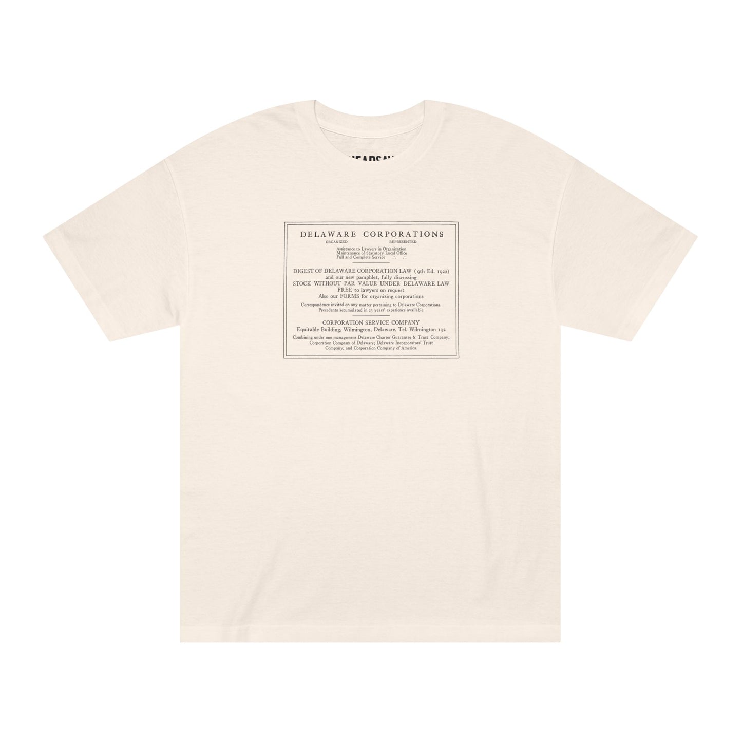 Delaware Corporations T-Shirt