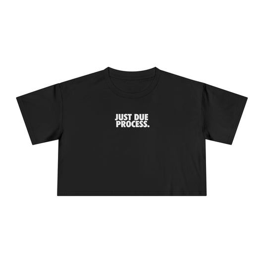 Just Due Process Crop Tee