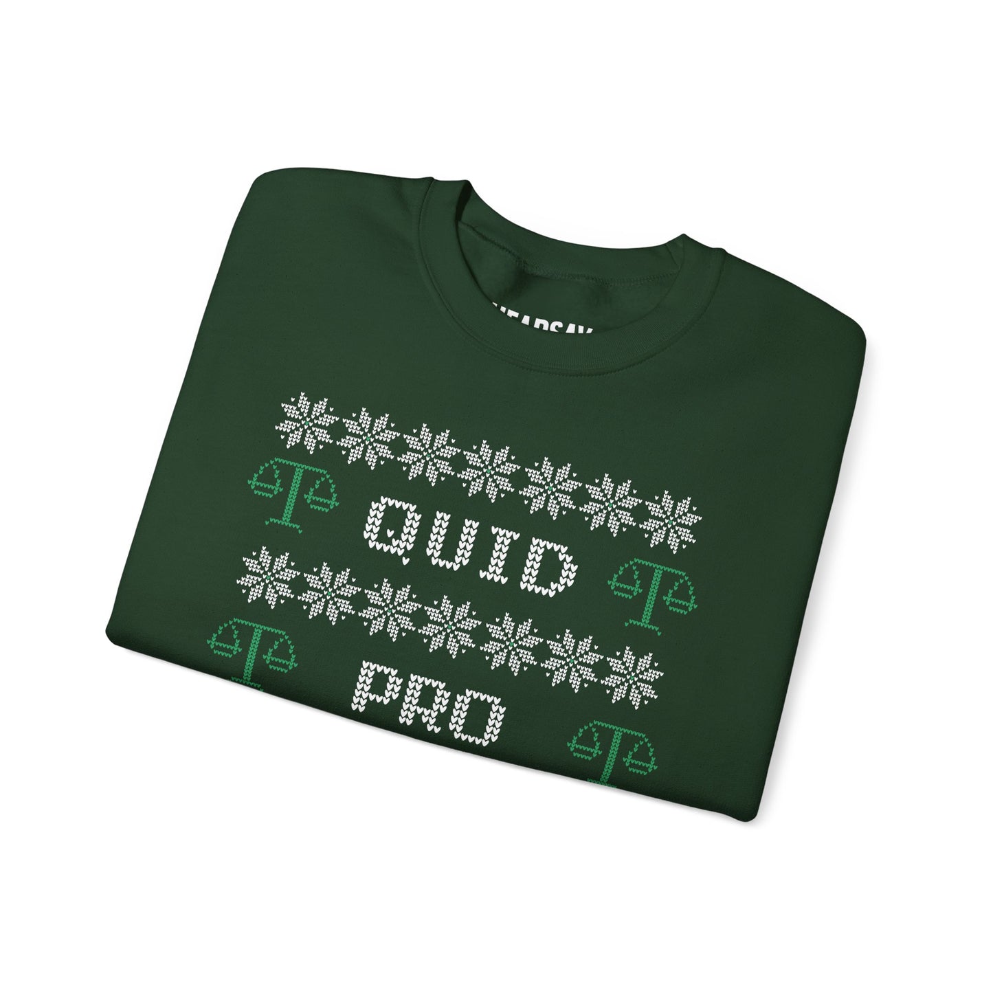 Quid Pro Snow Ugly Holiday Sweater