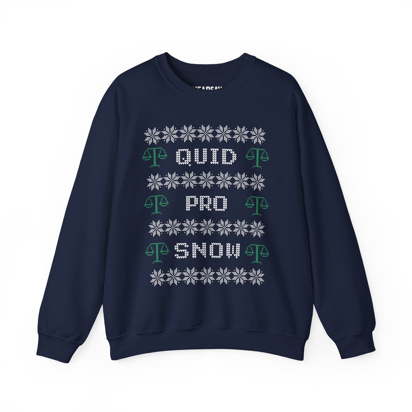 Quid Pro Snow Ugly Holiday Sweater