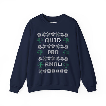 Quid Pro Snow Ugly Holiday Sweater