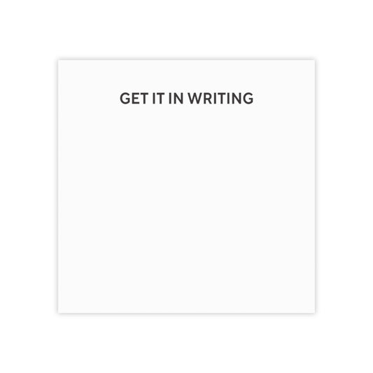 Get It In Writing Post-it® Notes