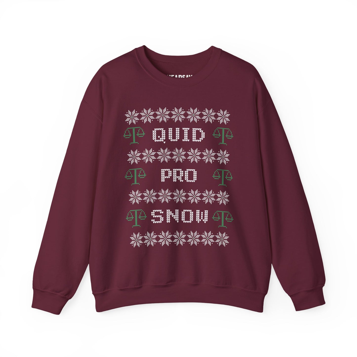 Quid Pro Snow Ugly Holiday Sweater