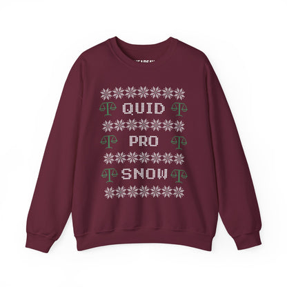 Quid Pro Snow Ugly Holiday Sweater