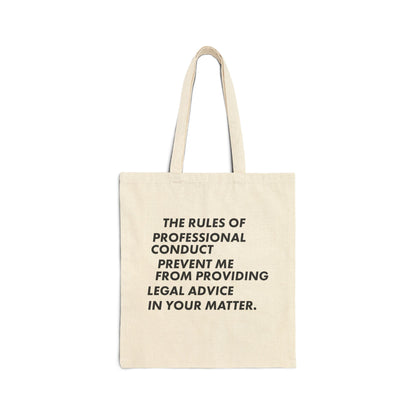 Legal Advice Tote Bag