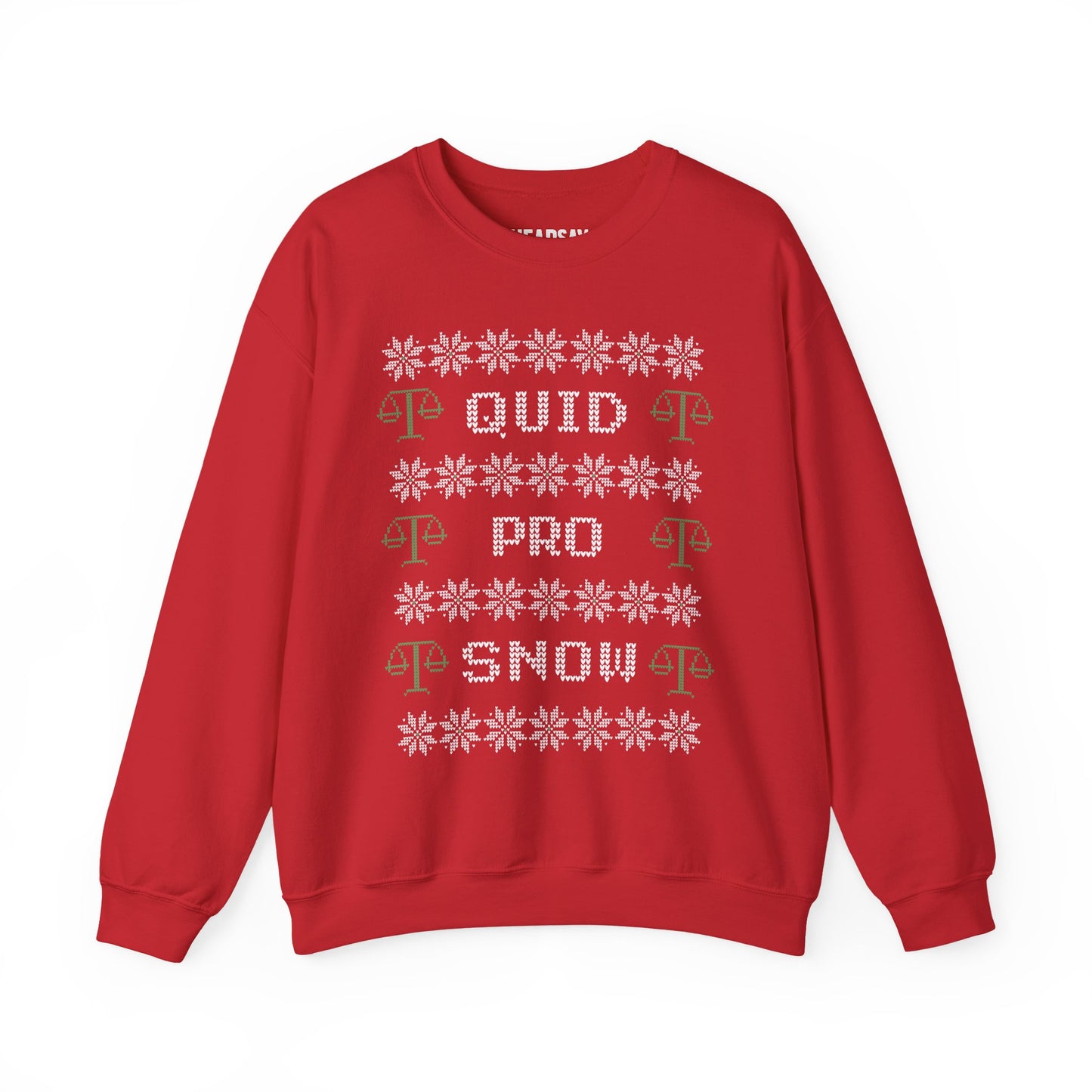 Quid Pro Snow Ugly Holiday Sweater