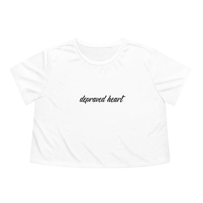 Depraved Heart Crop Top-Hearsay Tees