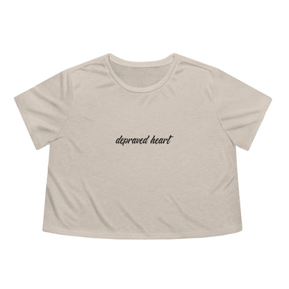 Depraved Heart Crop Top-Hearsay Tees