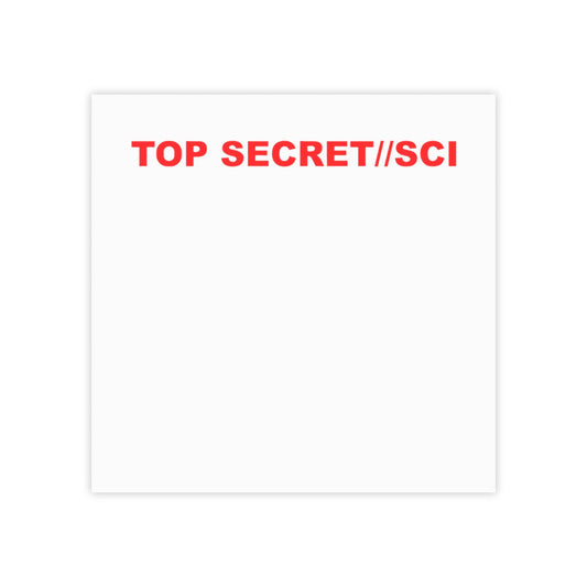 Top Secret/SCI Post-it® Notes-Hearsay Tees