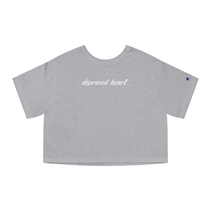 Depraved Heart Crop Top - Hearsay Tees