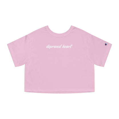 Depraved Heart Crop Top - Hearsay Tees