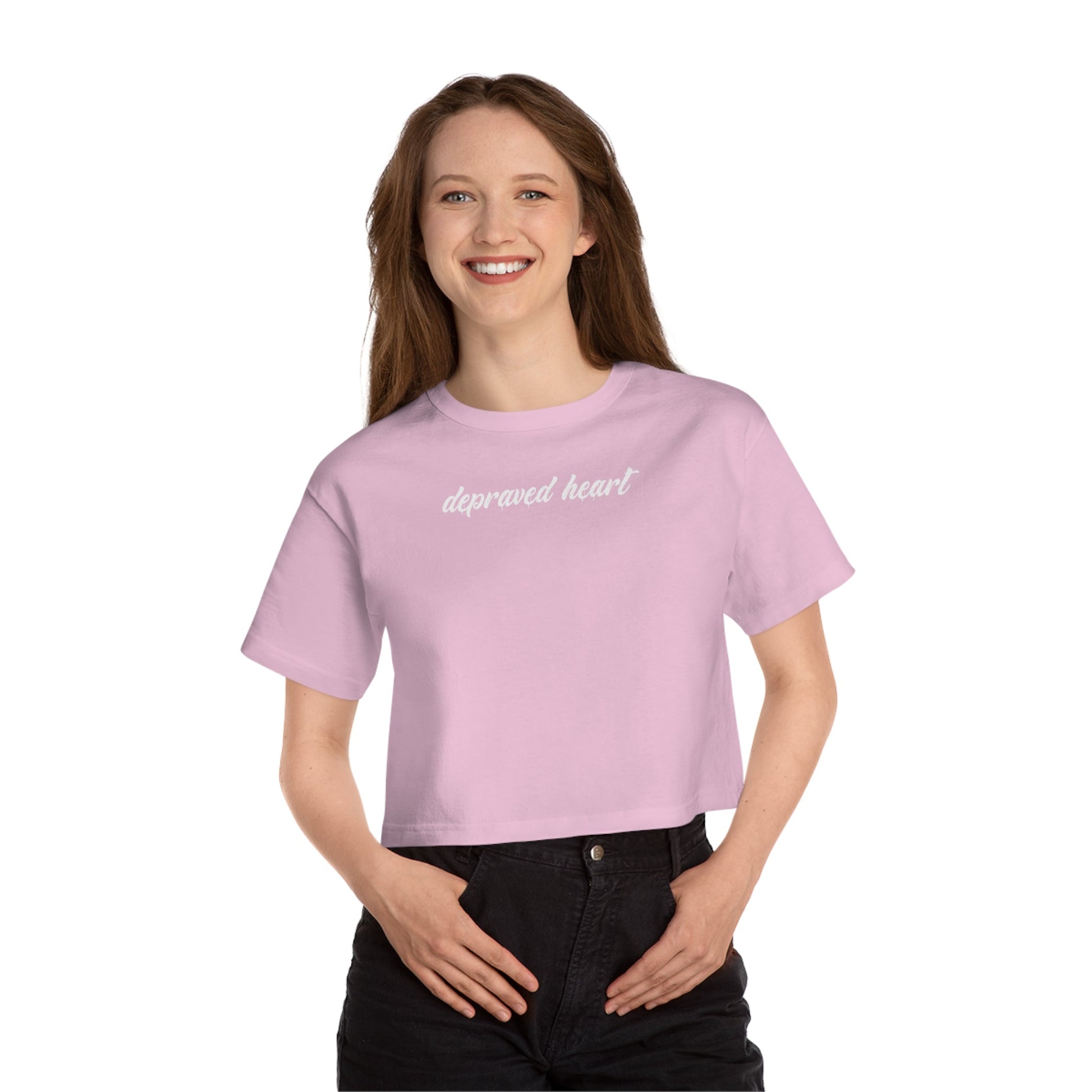 Depraved Heart Crop Top - Hearsay Tees