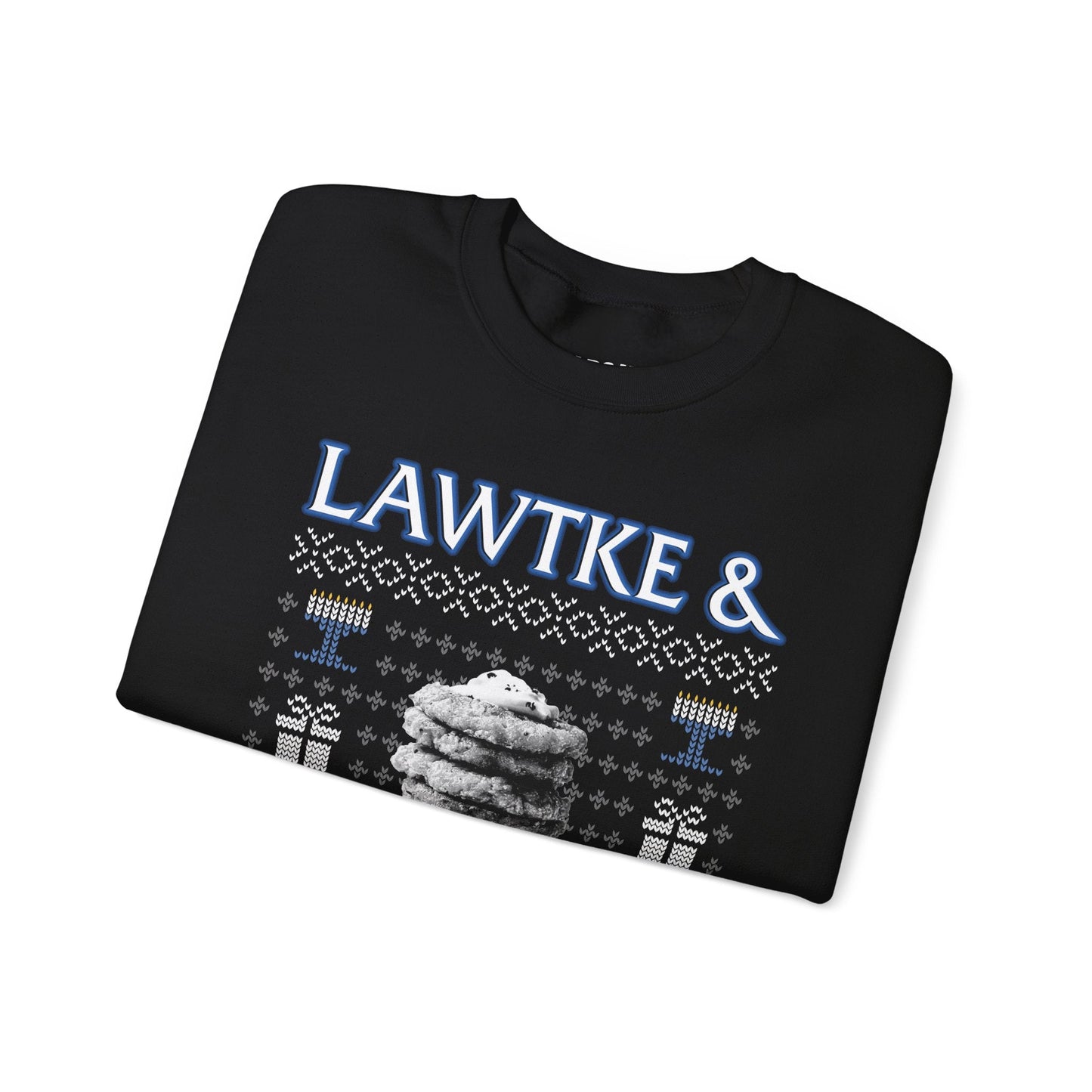 Lawtke & Order Ugly Hanukkah Sweater - Hearsay Tees