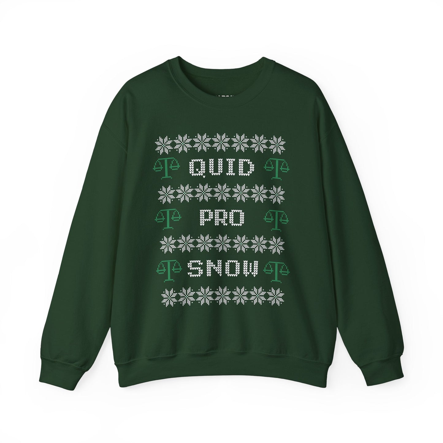 Quid Pro Snow Ugly Holiday Sweater - Hearsay Tees