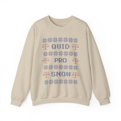 Quid Pro Snow Ugly Holiday Sweater - Hearsay Tees