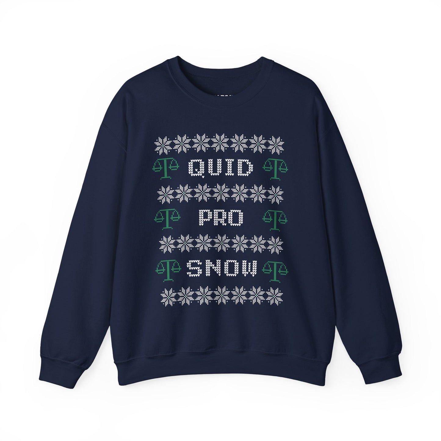 Quid Pro Snow Ugly Holiday Sweater - Hearsay Tees