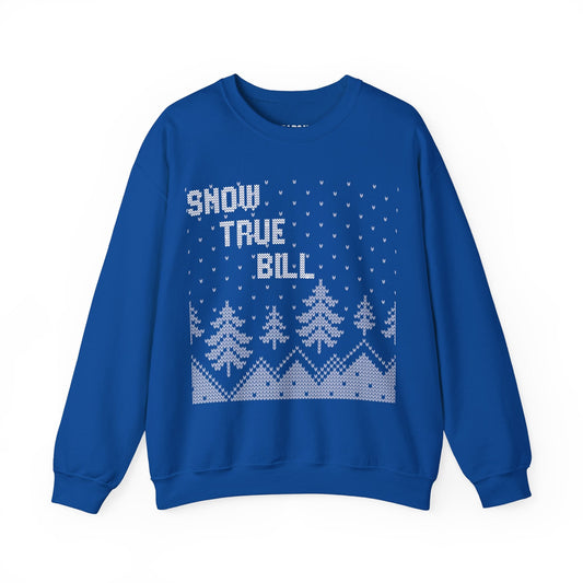 Snow True Bill Ugly Holiday Sweater - Hearsay Tees