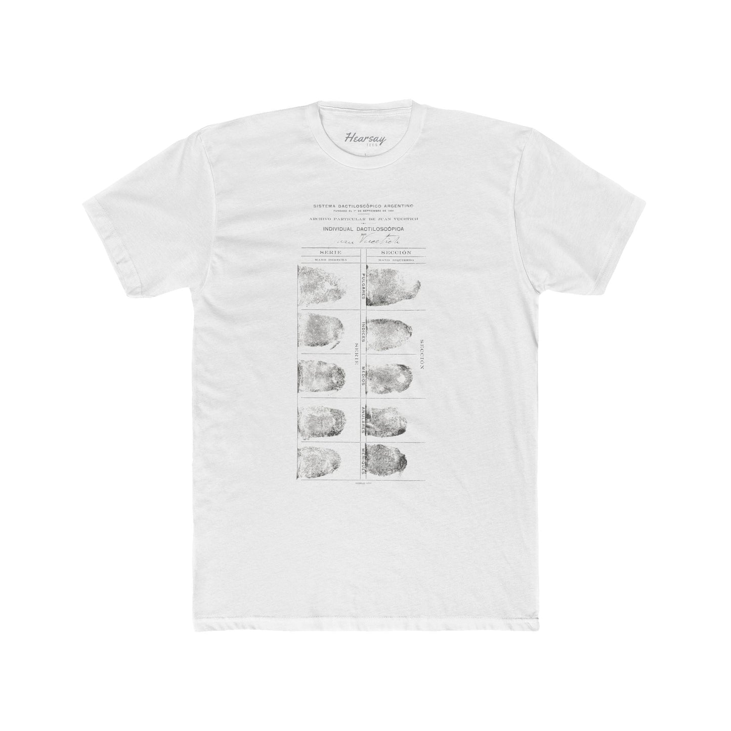 Tenprint T-Shirt - Hearsay Tees