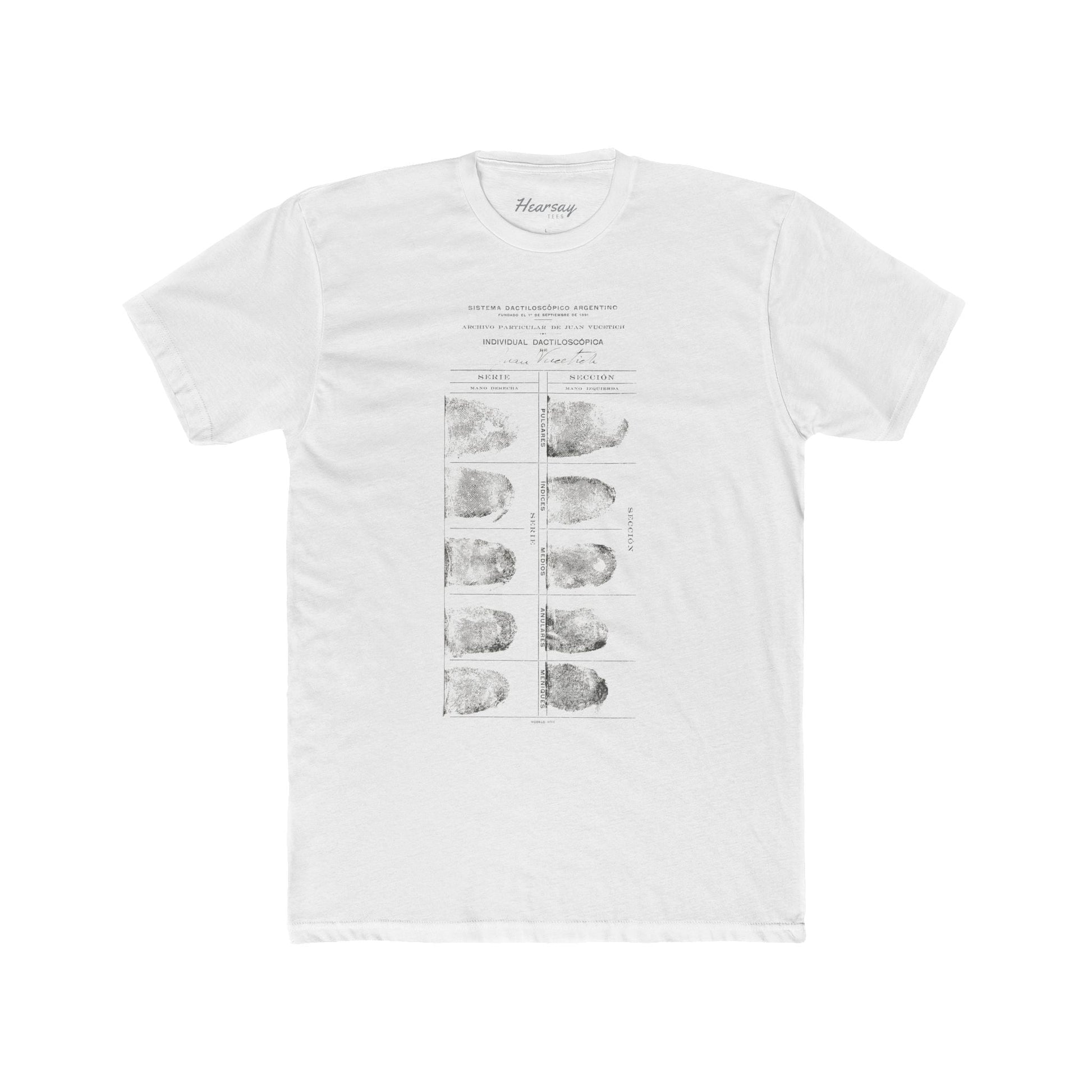 Tenprint T-Shirt - Hearsay Tees